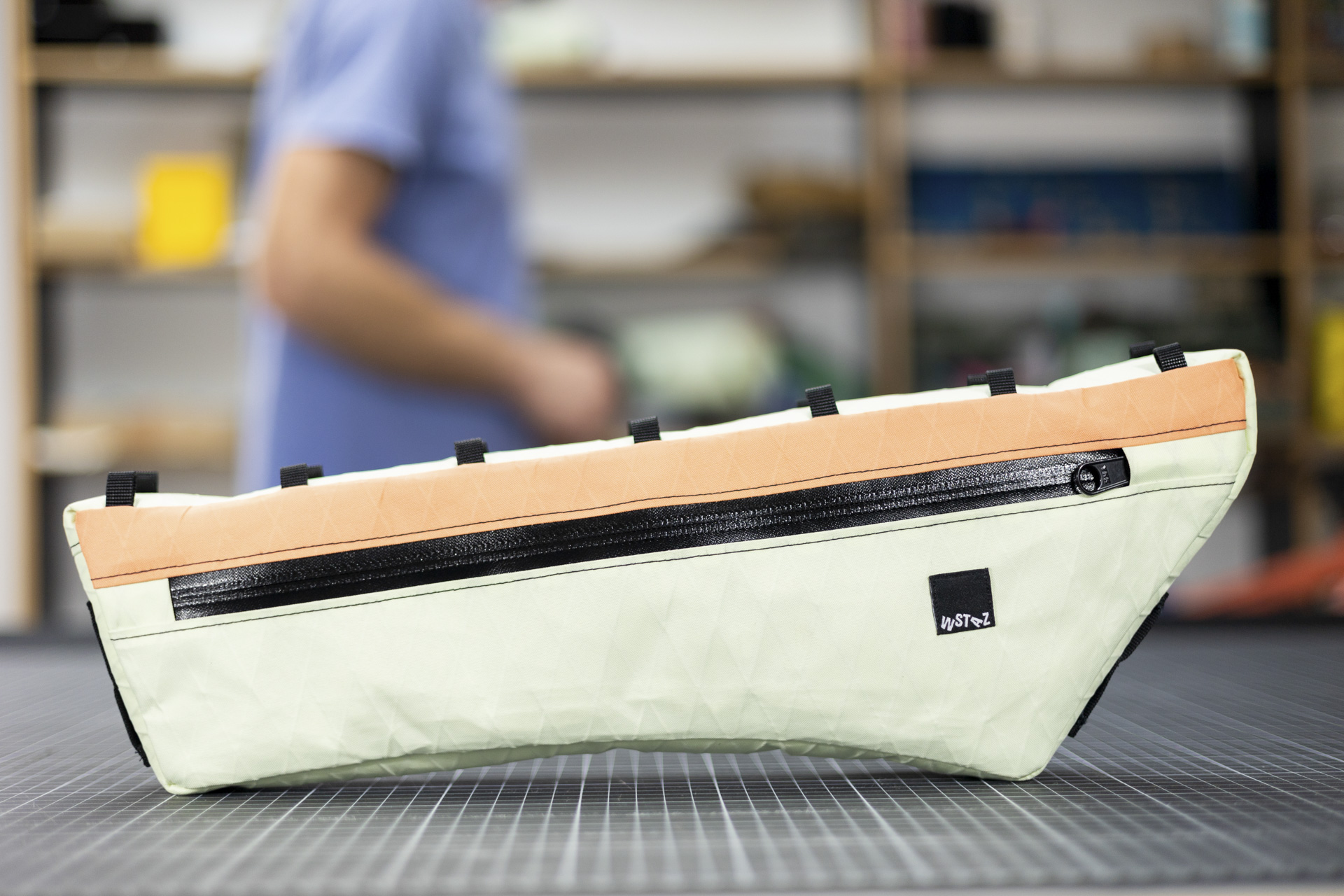 WSTAZ half framebag from xpac-seafoam xpac-alpenglow