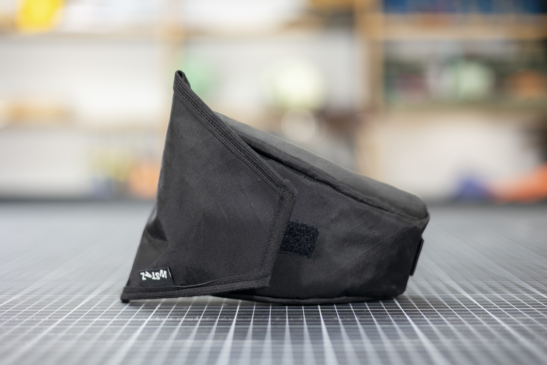 WSTAZ saddlebag ecopak-black, xpac-bluebell